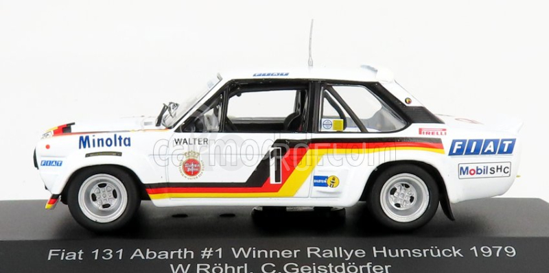 Cmr Fiat 131 Abarth N 1 Winner Rally Hunsruck 1979 W.rohrl - C.geistdorfer 1:43 Biela červená