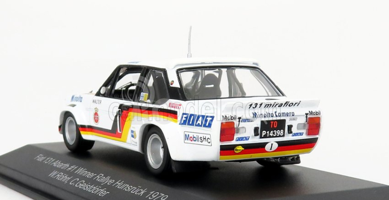 Cmr Fiat 131 Abarth N 1 Winner Rally Hunsruck 1979 W.rohrl - C.geistdorfer 1:43 Biela červená