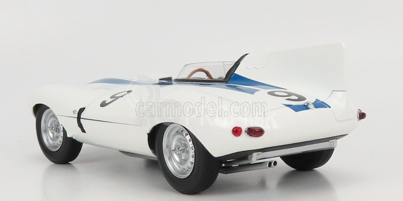 Cmr Jaguar D-type 3.4l Team Briggs Cunningham N 9 24h Le Mans 1955 P.walters - W.spear 1:18 bielo modrá