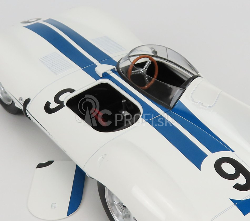 Cmr Jaguar D-type 3.4l Team Briggs Cunningham N 9 24h Le Mans 1955 P.walters - W.spear 1:18 bielo modrá