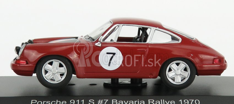 Cmr Porsche 911s N 7 Rally Bavaria 1970 W.rohrl 1:43 Bordeaux Black