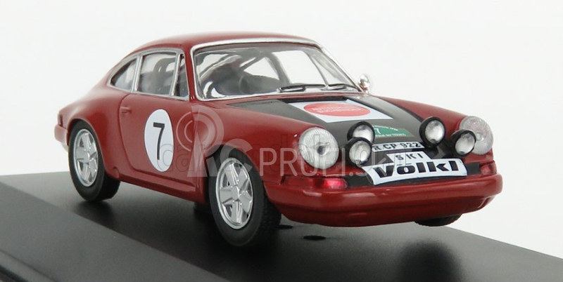 Cmr Porsche 911s N 7 Rally Bavaria 1970 W.rohrl 1:43 Bordeaux Black