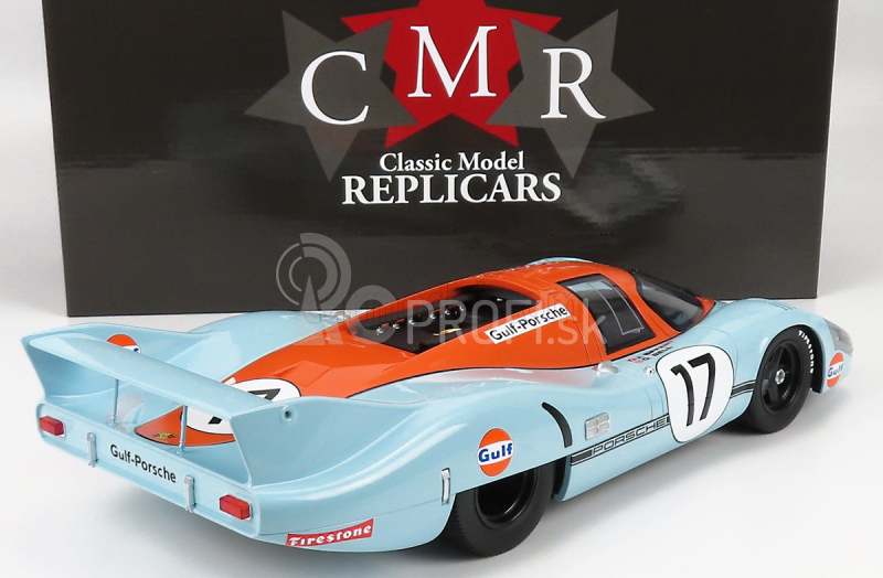 Cmr Porsche 917lh 4.9l Team John Wyer Automotive Engineering Ltd. N 17 24h Le Mans 1971 J.siffert - D.bell 1:12 Light Blue Orange