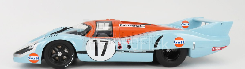 Cmr Porsche 917lh 4.9l Team John Wyer Automotive Engineering Ltd. N 17 24h Le Mans 1971 J.siffert - D.bell 1:12 Light Blue Orange