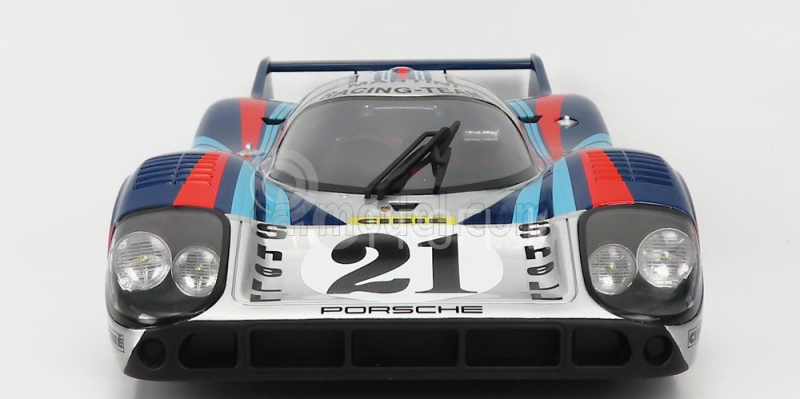 Cmr Porsche 917lh 4.9l Team Martini Racing N 21 24h Le Mans 1971 Vic Elford - Gerard Larrousse 1:12 Silver Blue