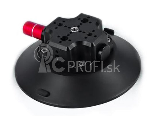 CNC Quick Release Vehicle Suction Mount (6inch) Black