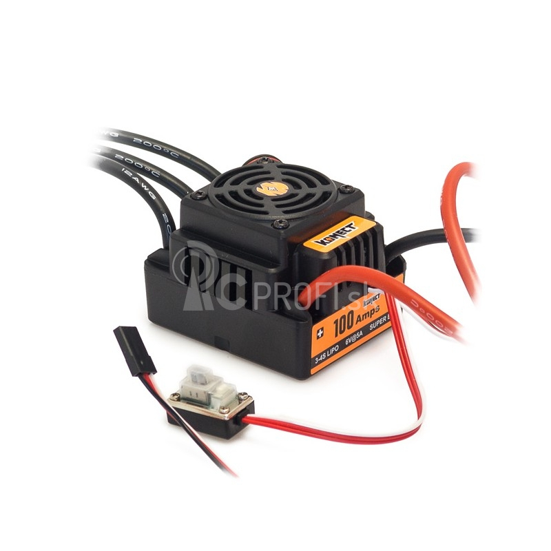 COMBO BRUSHLESS 100Amp WP s motorom 4P 4268SL 1900Kv + programovacia karta