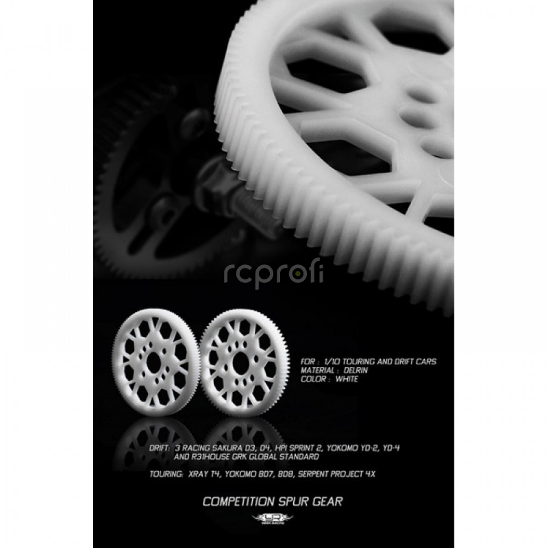 Competition Delrin SPUR 48P 72T pro 1/10 OnRoad, Touring, Drift