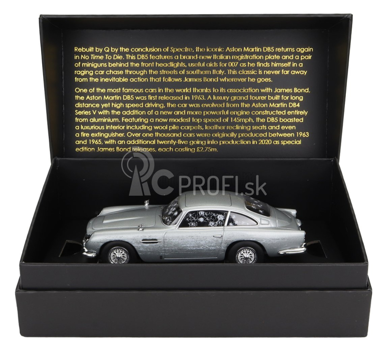 Corgi Aston martin Db5 1965 - 007 James Bond - No Time To Die - Non E' Tempo Per Morire 1:36 Grey