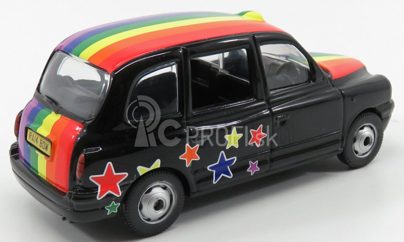 Corgi Austin London Taxi Lti Tx4 2007 - Peace & Love 1:36 čierna