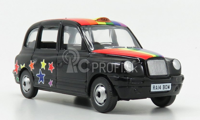 Corgi Austin London Taxi Lti Tx4 2007 - Peace & Love 1:36 čierna