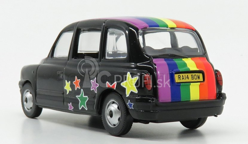 Corgi Austin London Taxi Lti Tx4 2007 - Peace & Love 1:36 čierna