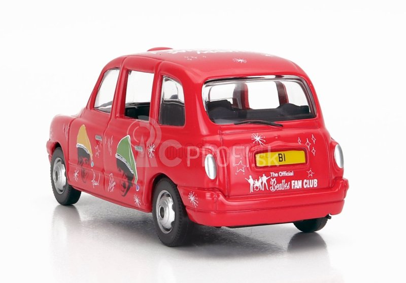 Corgi Austin London Taxi Lti Tx4 2007 - The Beatles - Vianočný taxík 1:36 Tmavo ružová