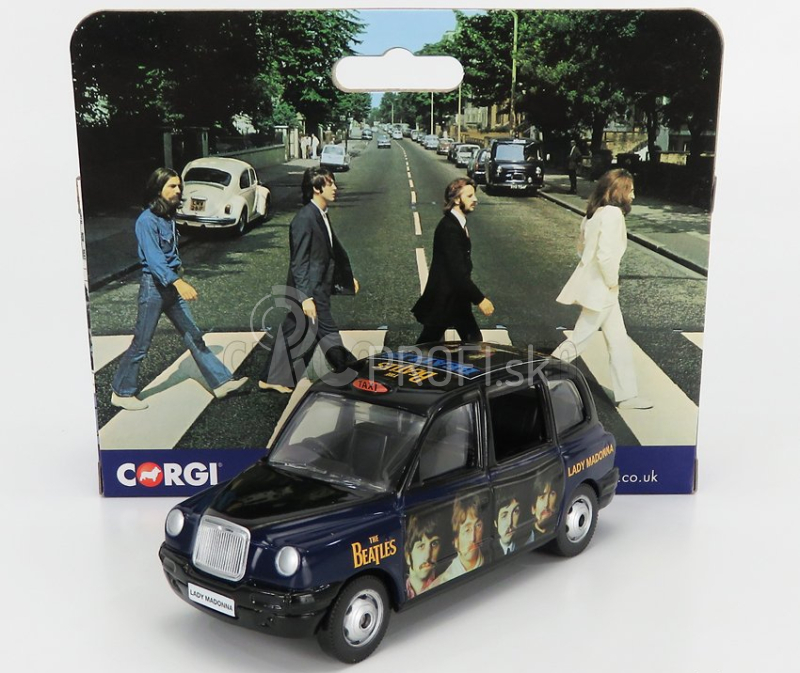 Corgi Austin London Taxi Lti Tx4 2014 - The Beatles - Lady Madonna 1:36 Blue