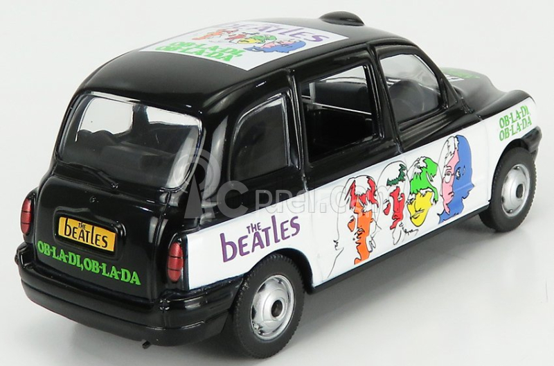 Corgi Austin London Taxi Lti Tx4 2014 - The Beatles - Ob-la-di Ob-la-da 1:36 čierna biela