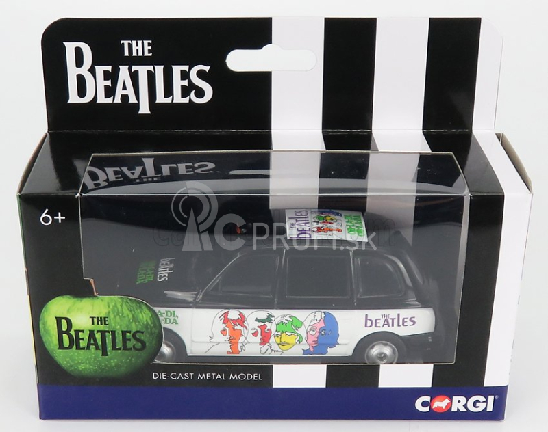 Corgi Austin London Taxi Lti Tx4 2014 - The Beatles - Ob-la-di Ob-la-da 1:36 čierna biela