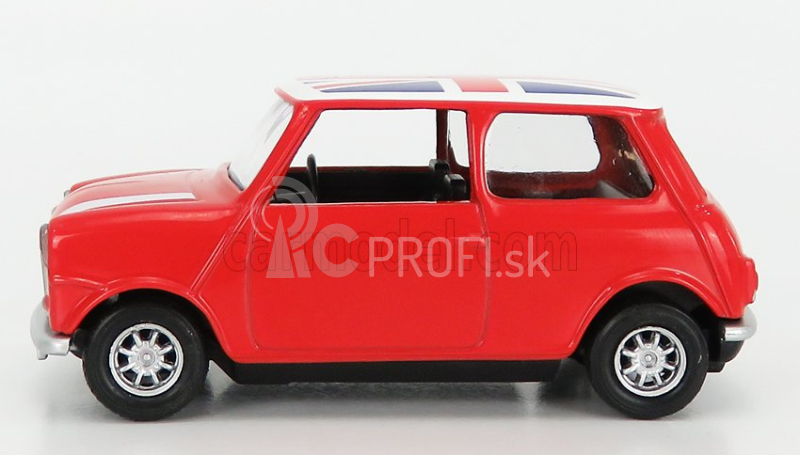 Corgi Austin Mini 1970 - Anglická vlajka 1:36 červená