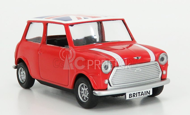 Corgi Austin Mini 1970 - Anglická vlajka 1:36 červená