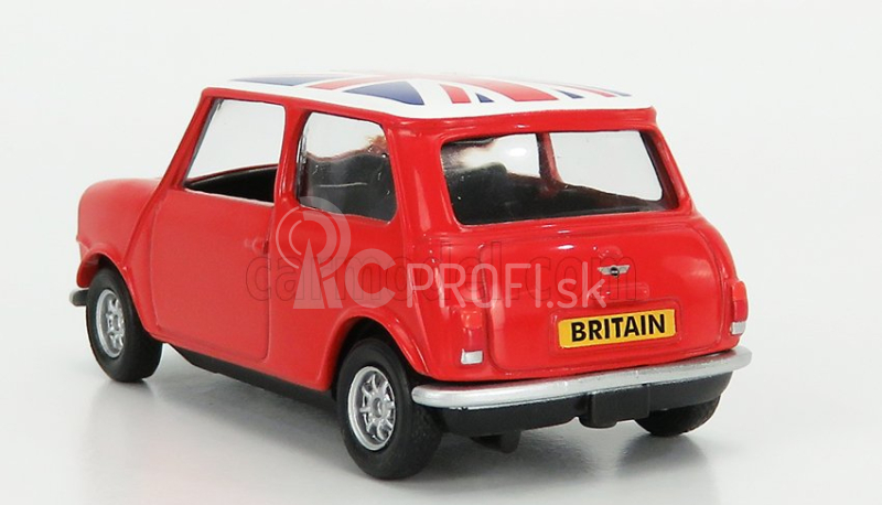 Corgi Austin Mini 1970 - Anglická vlajka 1:36 červená