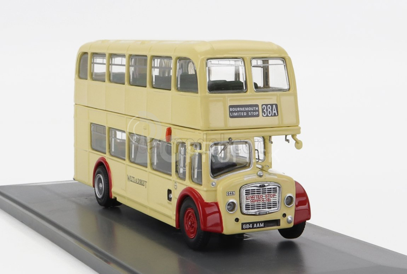 Corgi Bristol Lodekka Fs68 Bus Wilts And Dorset 38a Bournemouth Limited Stop 1956 1:76 krémovo červená