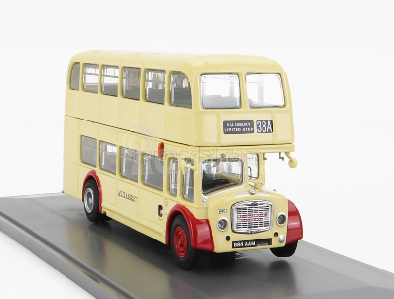 Corgi Bristol Lodekka Fs68 Bus Wilts And Dorset 38a Salisbury Limited Stop 1956 1:76 Cream Red