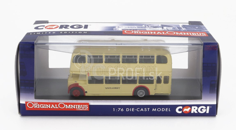 Corgi Bristol Lodekka Fs68 Bus Wilts And Dorset 38a Salisbury Limited Stop 1956 1:76 Cream Red