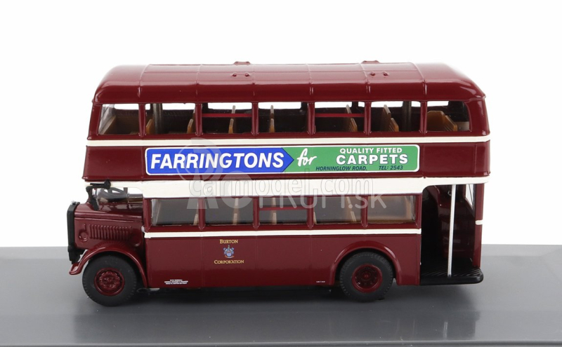 Corgi GUY Užitkový autobus Burton Corporation 6 Calais 1960 1:76 Červená krémová