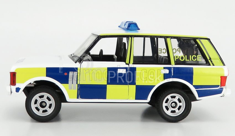 Corgi Land rover Range Rover Police 1971 1:36 Modrá žltá