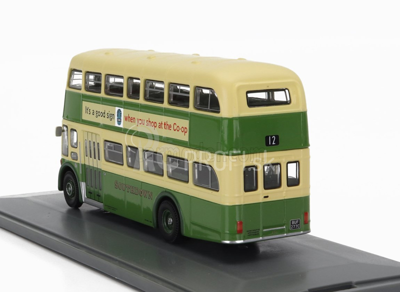 Corgi Leyland Pd3 Bus Queen Mary 1970 1:76 Zelená krémová