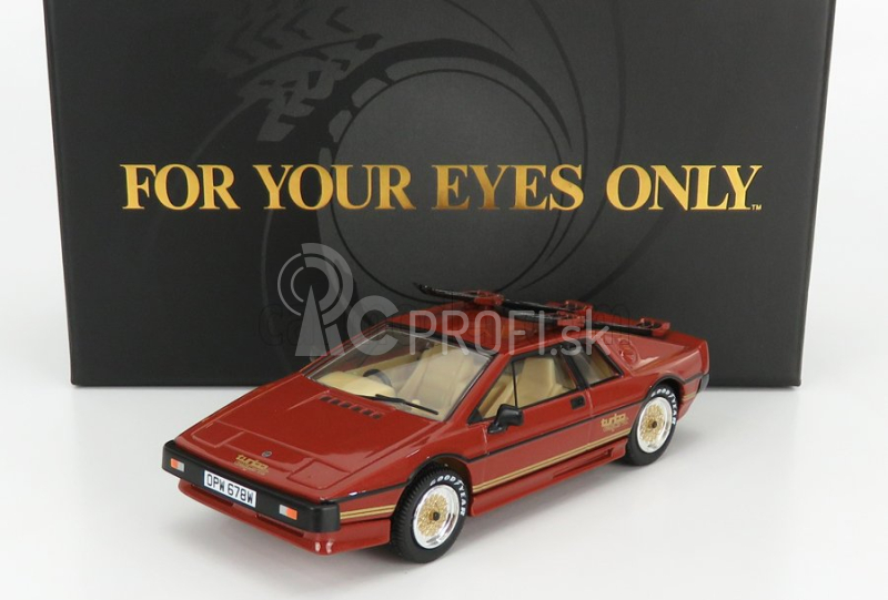 Corgi Lotus Esprit Turbo 1981 - 007 James Bond - For Your Eyes Only - Solo Per I Tuoi Occhi 1:36 Orange Met