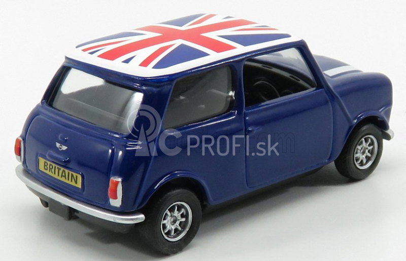 Corgi Mini Cooper 1961 - Anglická vlajka 1:36 Modrá