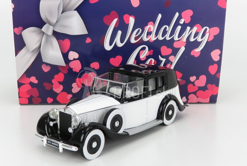 Corgi Rolls royce Phantom Iii De Ville Wedding Car 1939 1:36 Biela čierna