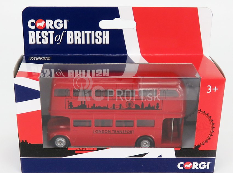 Corgi Routemaster Rml 2757 Autobus Londýn 1956 1:72 Červený