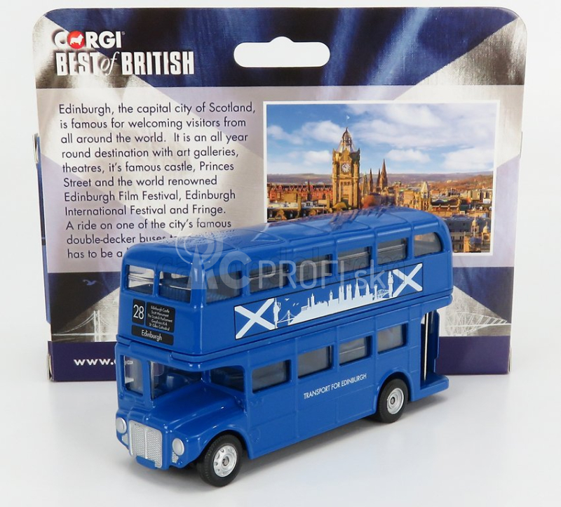 Corgi Routemaster Rml 2757 Autobus Londýn 1956 1:72 Modrá