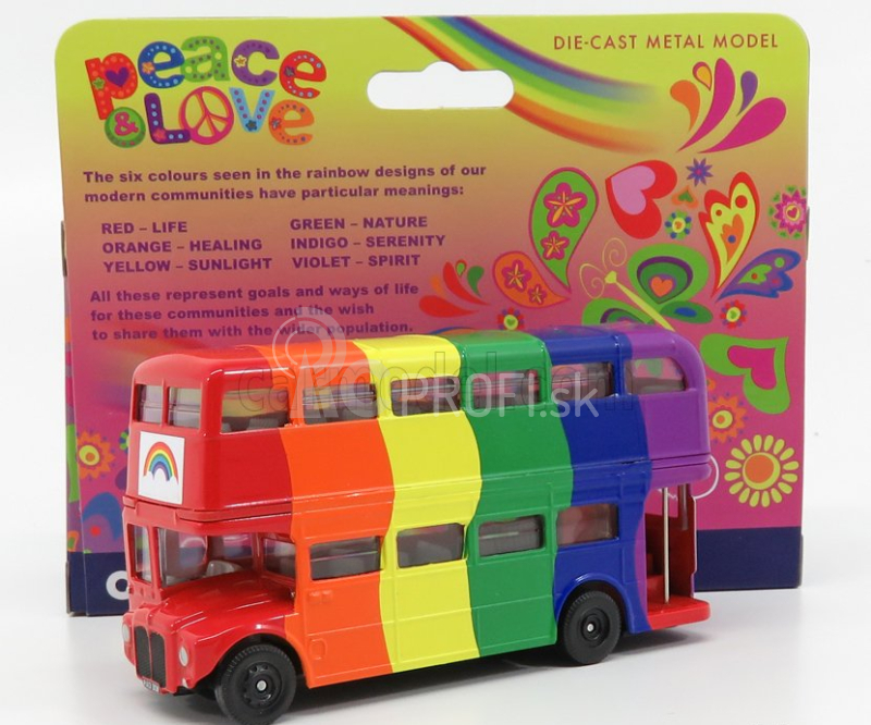 Corgi Routemaster Rml 2757 Autobus Londýn 1956 - Peace & Love 1:76 Rôzne