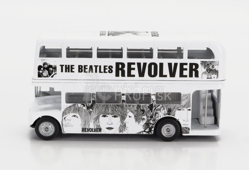 Corgi Routemaster Rml 2757 Autobus Londýn 1956 - The Beatles - Revolver 1:76 Biela čierna