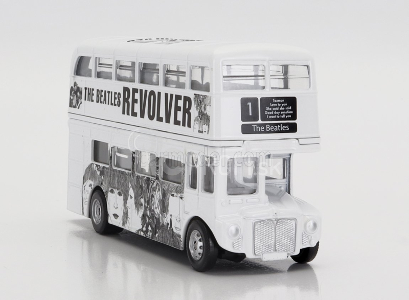 Corgi Routemaster Rml 2757 Autobus Londýn 1956 - The Beatles - Revolver 1:76 Biela čierna