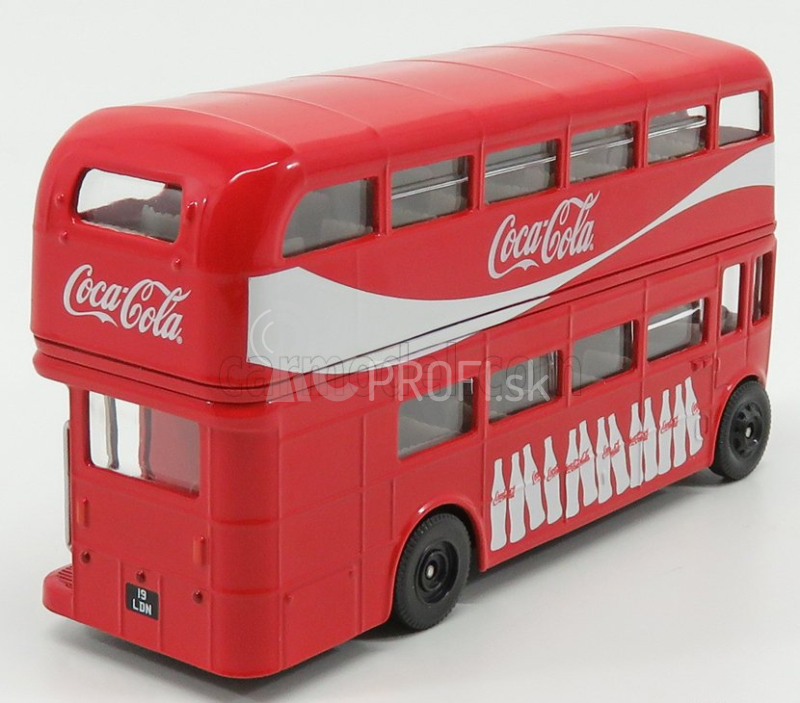 Corgi Routemaster Rml 2757 Autobus Londýn Coca-cola 1956 1:64 Červená biela