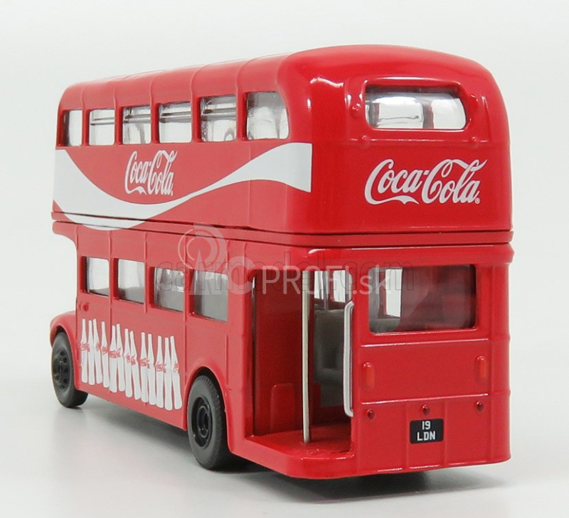 Corgi Routemaster Rml 2757 Autobus Londýn Coca-cola 1956 1:64 Červená biela