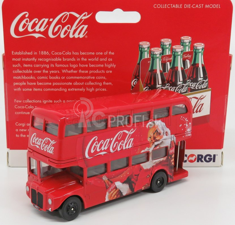 Corgi Routemaster Rml 2757 Autobus Londýn Coca-cola 1956 1:64 Červený