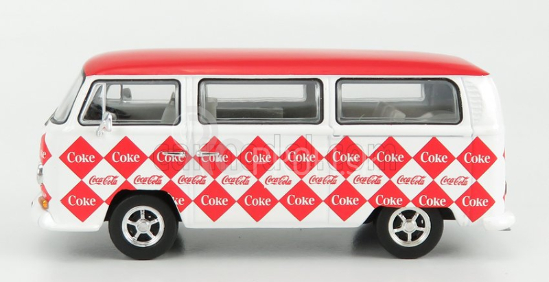 Corgi Volkswagen T1 Camper Van Coca-cola Coke 1961 1:43 Biela červená