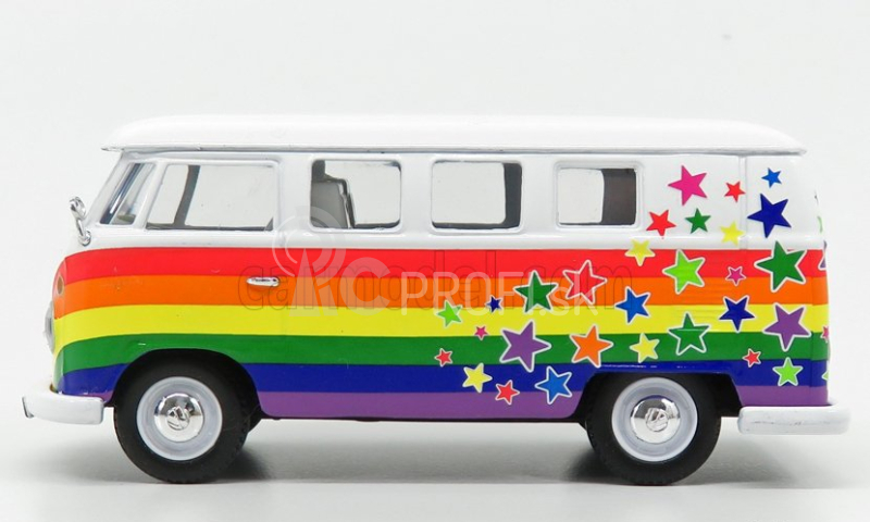 Corgi Volkswagen T1 Minibus Camper Van 1961 - Peace & Love 1:43 Rôzne