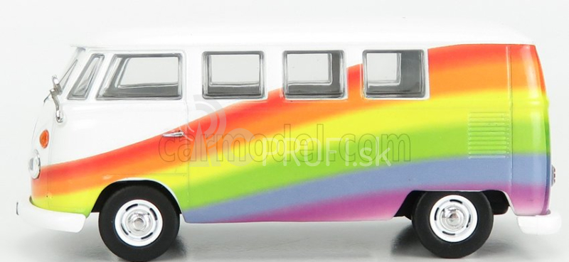 Corgi Volkswagen T1 Minibus Peace & Love Rainbows 1961 1:43 Rôzne