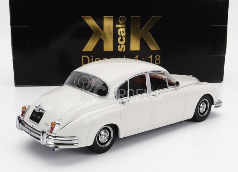 Daimler 250 V6 Rhd 1962 v mierke kk - čierny interiér 1:18 biely