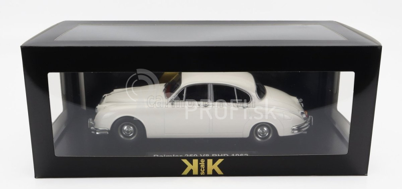 Daimler 250 V6 Rhd 1962 v mierke kk - čierny interiér 1:18 biely