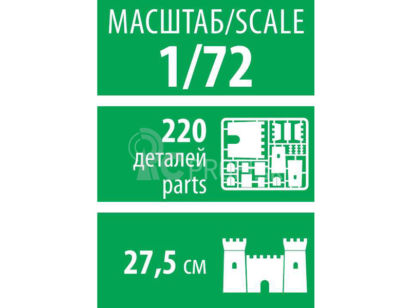 Zvedza dioráma – stredoveká kamenná pevnosť (RR) (1:72)