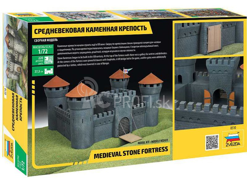 Zvedza dioráma – stredoveká kamenná pevnosť (RR) (1:72)