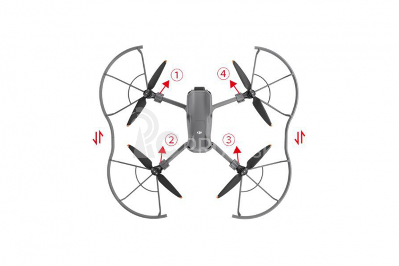 DJI AIR 3 – ochranné oblúky