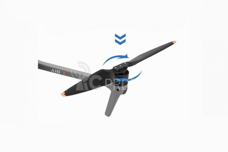 DJI AIR 3 – TPU vrtule (2 páry) (oranžová)