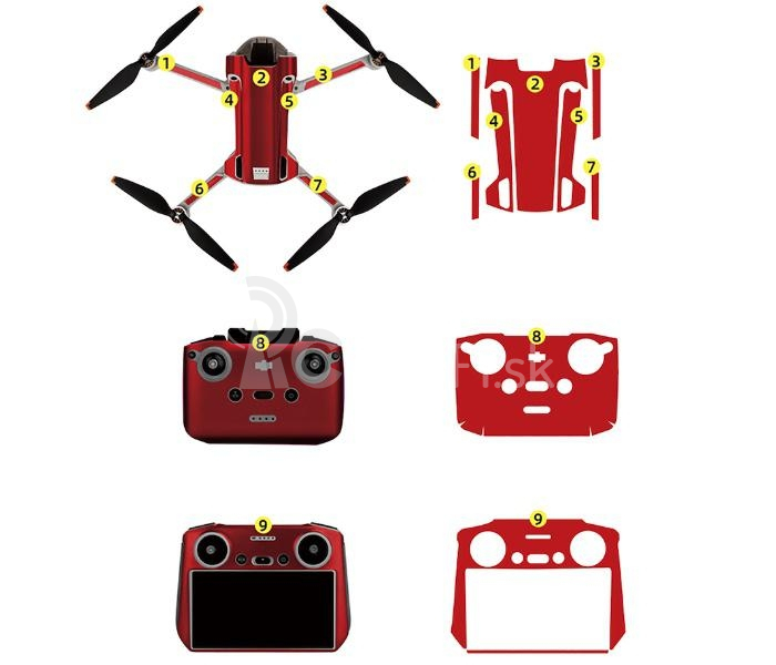 DJI MINI 3 Pro & DJI RC – PVC Sticker